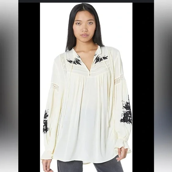 Free People Tusalossa Embroidered Top - Picture 10 of 13
